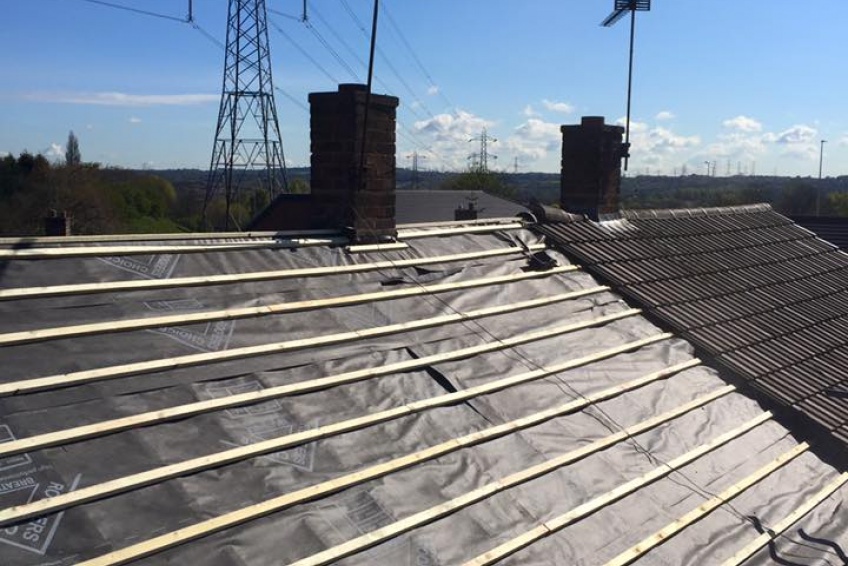 Re-roof project - Wednesbury -