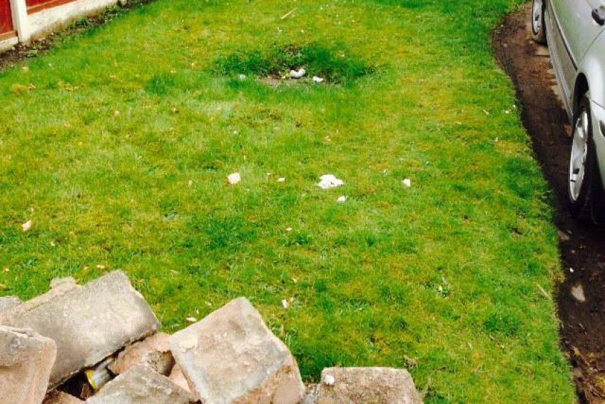 Block Paving Driveway - Walsall - with a broken wall too