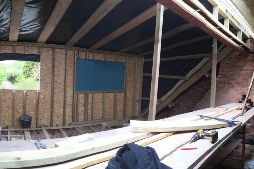 Loft conversion interior build - Walsall -
