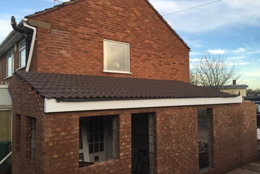 House Extension Building Specialists Walsall, Wednesbury - garage roof tiles on
